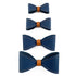 Colima Leather Orion Blue/Hazelnut Alex Dog Bow Tie Slider