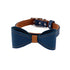 Colima Leather Orion Blue/Hazelnut Alex Dog Bow Tie Slider