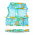Cool Mesh Dog Harness And Leash Pineapple Luau