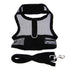Cool Mesh Dog Harness And Leash Solid Black