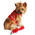 Cool Mesh Dog Harness And Leash Solid Red