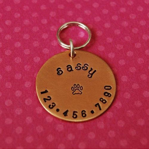 Copper Super Sturdy Dog ID Tag