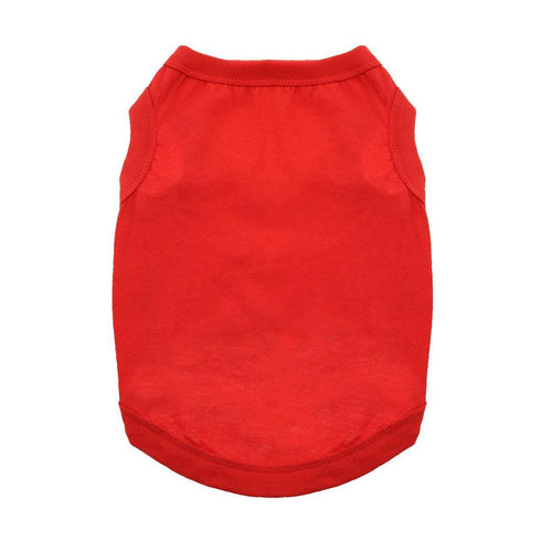 Cotton Dog Tank Flame Scarlet Red