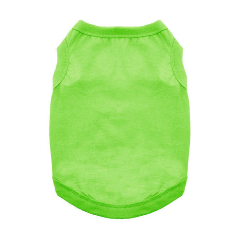 Cotton Dog Tank Green Flash