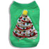 Couture Christmas Tree Green Dog T-Shirt