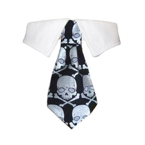 Crossbones Dog Shirt Collar