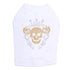 Crown Skull Rhinestone Dog Tank