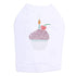 Cupcake With Candle Rhinestone Dog Tank