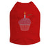 Cupcake With Candle Rhinestone Dog Tank