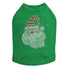 Curly Beard Santa Rhinestone Dog Tank