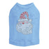 Curly Beard Santa Rhinestone Dog Tank