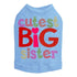 Cutest Big Sister Rhinestone Dog Tank