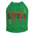 Cutest Little Sister Rhinestone Dog Tank