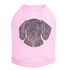 Dachshund Rhinestone Dog Tank