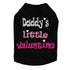 Daddy's Little Valentine Rhinestone Dog Tank