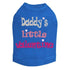 Daddy's Little Valentine Rhinestone Dog Tank