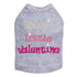 Daddy's Little Valentine Rhinestone Dog Tank