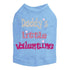 Daddy's Little Valentine Rhinestone Dog Tank