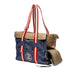 Denim And Military Bag Dog Carrier