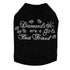 Diamonds Are Rhinestone Dog Tank