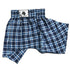 Dog Boxer Shorts Blue Cotton