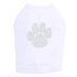 Dog Paw Rhinestone Dog Tank