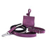 Dog Poop Bag Holder Nubuck Fuchsia