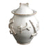 Dog Treat Jar French White