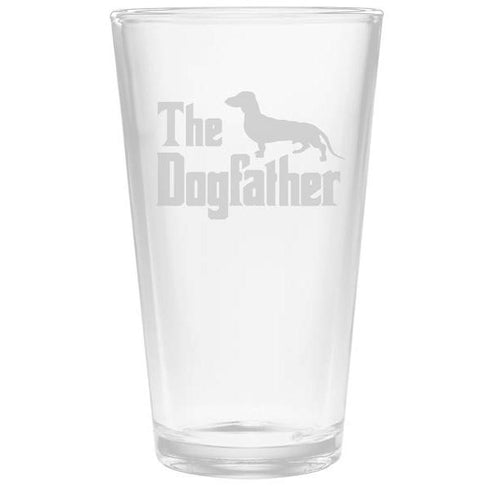 Dogfather Pint Glasses, Set Of 4