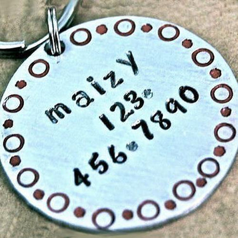 Dot To Dot Dog ID Tag