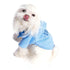 Dream Hooded Dog Sweatshirt Blue