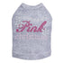 Dreaming Of A Pink Christmas Rhinestone Dog Tank