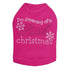Dreaming Of A Pink Christmas Rhinestone Dog Tank