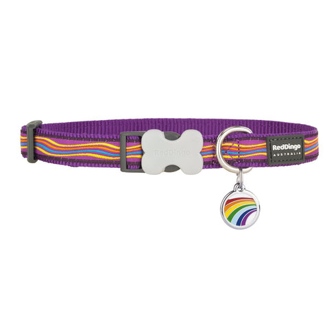 Dreamstream Purple Dog Collar/Tag Set