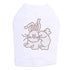 Easter Bunny Rhinestone Dog Tank