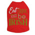 Eat Drink And Be Irish Rhinestone Dog Tank
