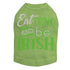 Eat Drink And Be Irish Rhinestone Dog Tank