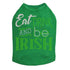 Eat Drink And Be Irish Rhinestone Dog Tank