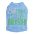 Eat Drink And Be Irish Rhinestone Dog Tank