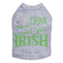 Eat Drink And Be Irish Rhinestone Dog Tank