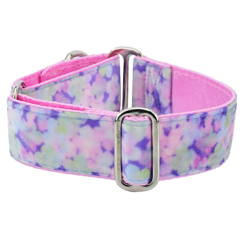 Elite Velvet Dog Collar Hydrangea