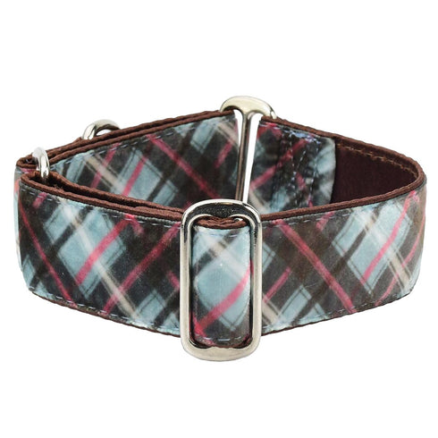 Elite Velvet Dog Collar Jane's Shirt Winter Plaid