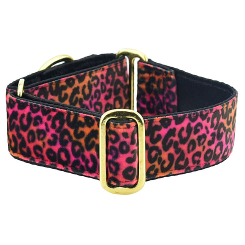 Elite Velvet Dog Collar Wild Kitty