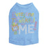 Everyone Is Thankful For Me Rhinestone Dog Tank