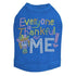 Everyone Is Thankful For Me Rhinestone Dog Tank