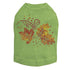 Fall Leaves Rhinestone Dog Tank
