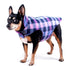 Fargo Fleece Reversible Dog Jacket Purple Check