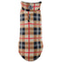 Fargo Fleece Reversible Dog Jacket Tan Plaid