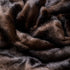 Faux Fur Dog Blanket Throw Chocolate
