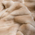 Faux Fur Dog Blanket Throw Cream